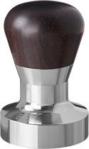 scarlet espresso | Tamper "Passion" voor barista; met ergonomische PVC of kostbaar houten handvat naar keuze en precisie roestvrijstalen basis.