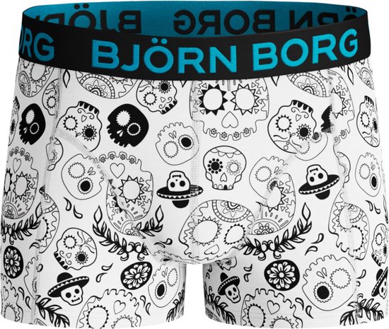 Bjorn Borg - Garçons - Core Dia De Muertos Sammy Boxer - Blanc - 134/140