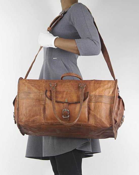 Le Clark, Sac de voyage en cuir au style vintage