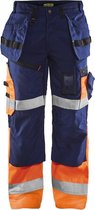 Blaklader Werkbroek High Vis X1500 - Marineblauw/Oranje - D104