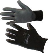 Guide werkhandschoenen - 525 - zwarte nylon / PU - maat 11