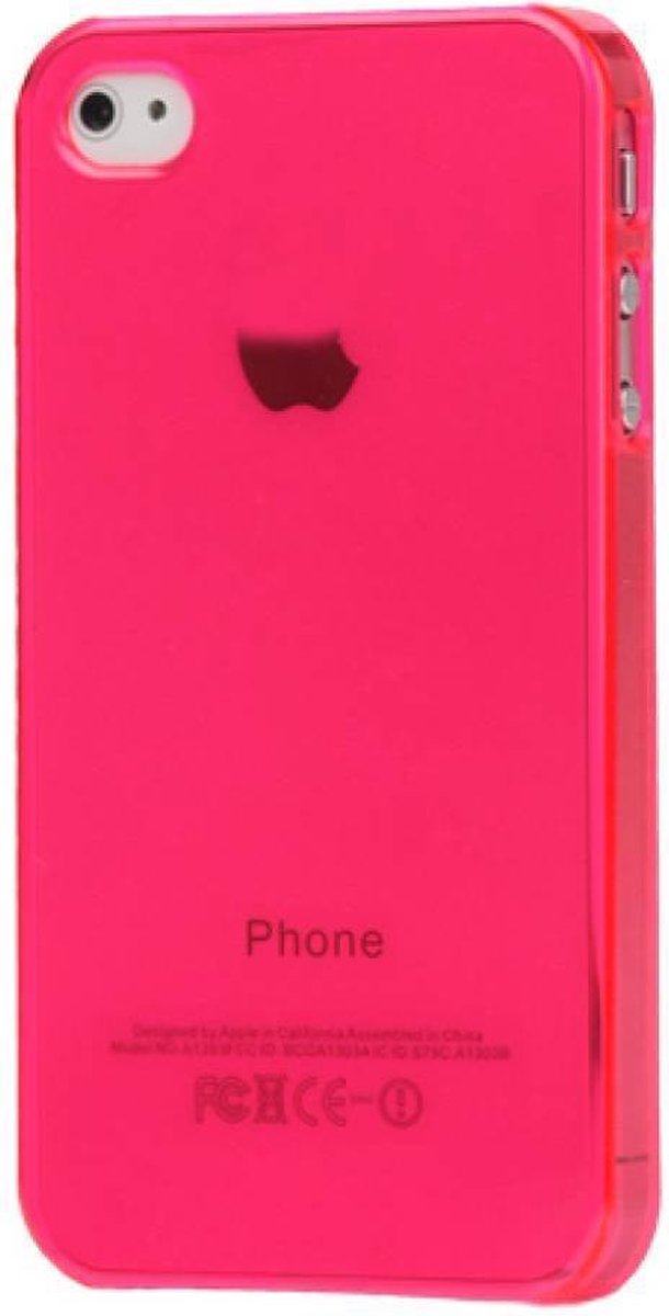 Crystal CaseBack Cover iPhone 4 hard roze