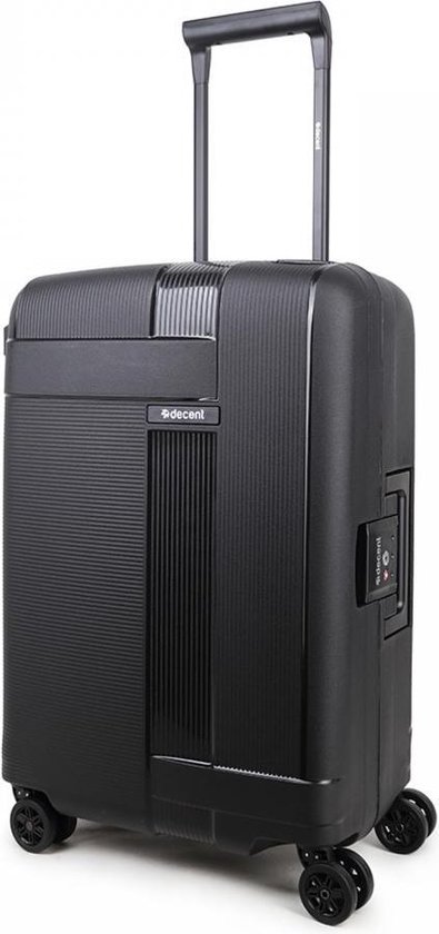 Decent Transit Handbagage Koffer - 55 cm - Zwart