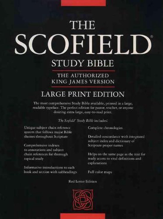 Old Scofield Study Bible KJV Large Print - cover