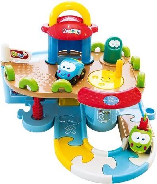 Speelgoedgarage Beep Beep Imaginarium Inclusief 2 Auto's bol