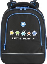 Delsey Video Games Ergonomische 2-Vaks Rugzak - 15.6 Inch - Zwart