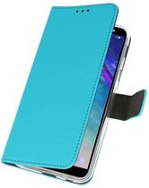 Bestcases Pasjeshouder Telefoonhoesje Samsung Galaxy A6 (2018) - Blauw