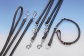 Nobby halsband pasco zacht leer bruin 20-35 x 1,4 cm - 1 st