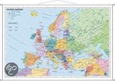 Staaten Europas. Wandkarte mit Metallleiste