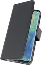 Zwart Bookstyle Wallet Cases Hoesje voor Huawei Mate 20 Pro
