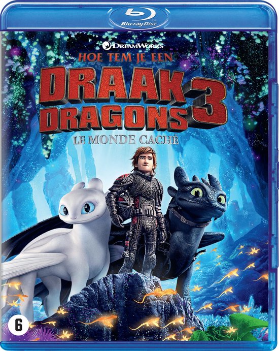 Hoe Tem Je een Draak 3 (How to Train Your Dragon 3) (Blu-ray)
