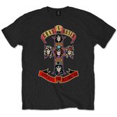 Guns N' Roses Heren Tshirt -XL- Appetite For Destruction Zwart