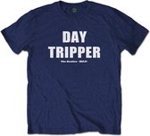 The Beatles Heren Tshirt -M- Day Tripper Blauw