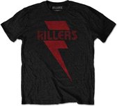 The Killers Heren Tshirt -M- Red Bolt Zwart