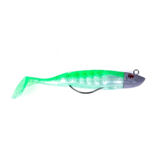 DLT Soft Invasion - Shad - Green - 26gr - 11cm - Wit van DLT — afbeelding 5