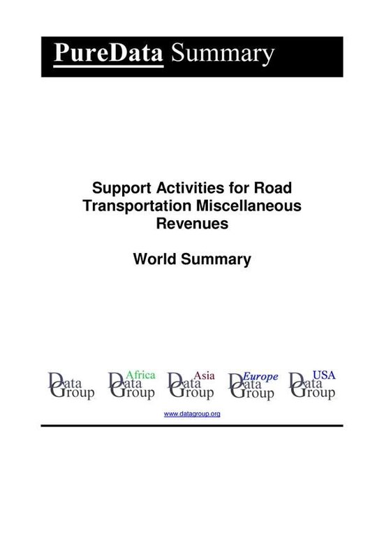 PureData World Summary 2259 - Support Activities for Road Transportation Miscellaneous Revenues World Summary