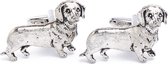 Manchetknopen - Honden Dachshund Teckel UK Made