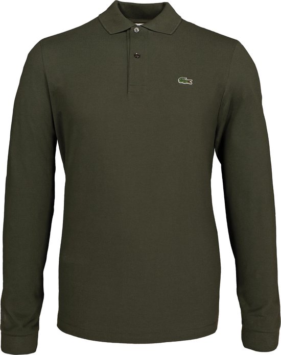 Lacoste polo classic fit olijfgroen katoen kopen? Bestel hier online!