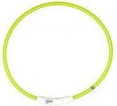 Duvo+ Flash light halsband 65 cm Groen
