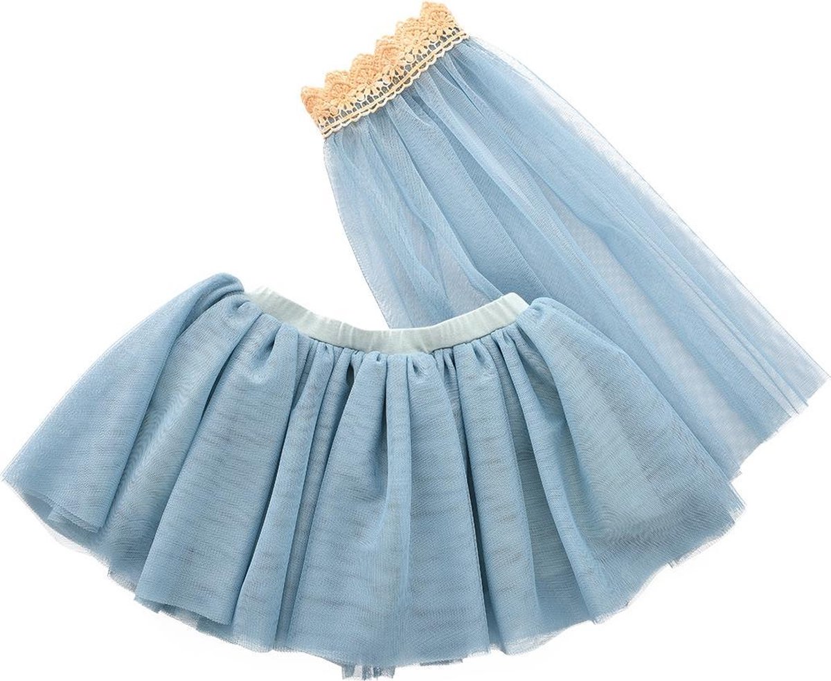 Byastrup Tule Rok En Sluier Maat 98-110 Blauw