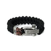 Musthef Dusty Black Skull mannen armband