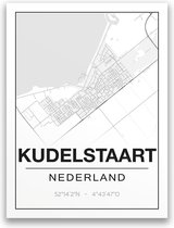 Poster/plattegrond KUDELSTAART - A4