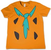 The Flintstones Kinder Tshirt -S- The Flintstones Costume Oranje