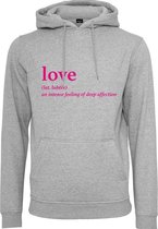 Dames Love Definition Hoody grijs