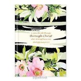 Hardcover journal graphic flower