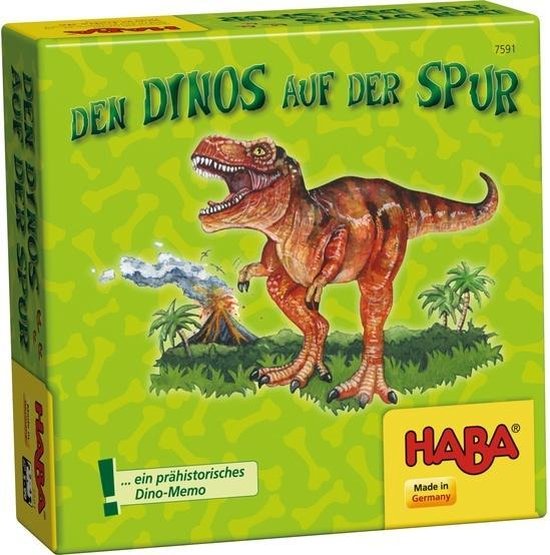 Thumbnail van een extra afbeelding van het spel Haba Memoryspel Den Dinos Auf Der Spur (du)