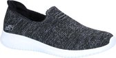 Skechers Ultra Flex Zwart-Zilveren Sneaker