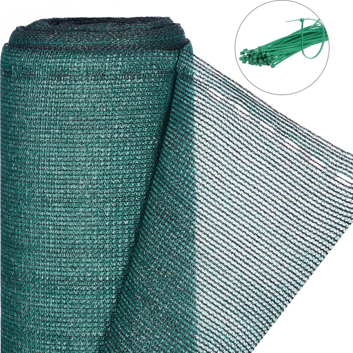 Relaxdays zichtbreeknet groen 120 cm hoog balkonscherm net hekwerk zichtdoek tuin 1 2 x 30 meter