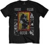 Bob Marley - Kaya Tour Heren T-shirt - met rug print - M - Zwart
