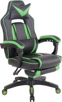 CLP Heat - Bureaustoel - Kunstleer zwart/groen