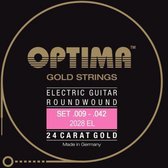E-Git.snaren,09-42,goudStrings Extra Light 2028EL