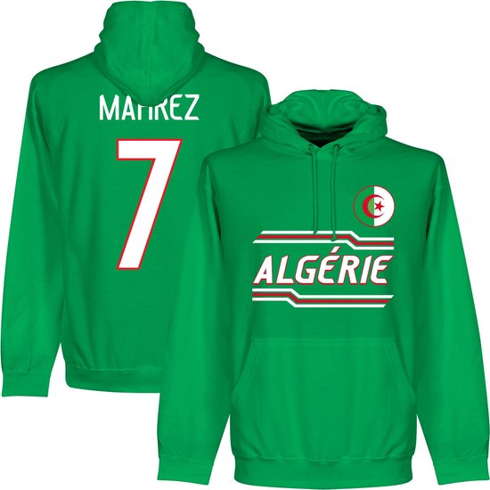 Algerije Mahrez 7 Team Hooded Sweater - Groen