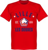 OSC Lille Established T-Shirt - Rood - M