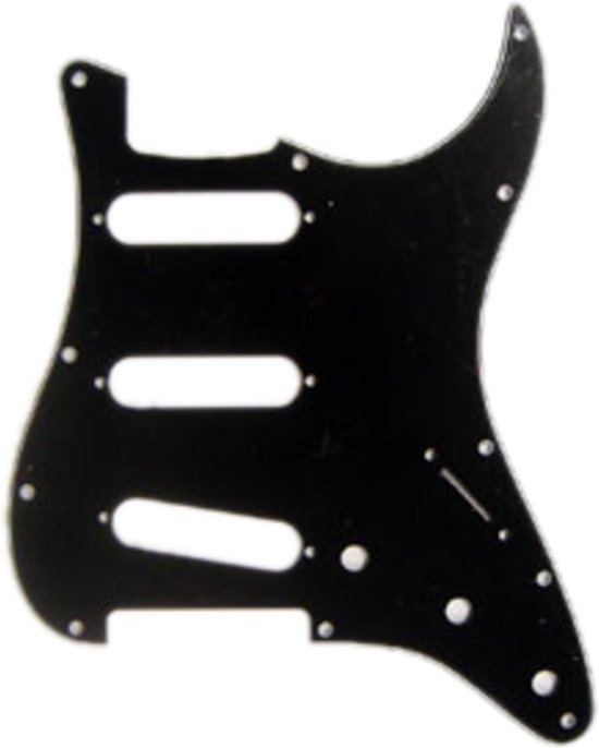 fender strat black pickguard