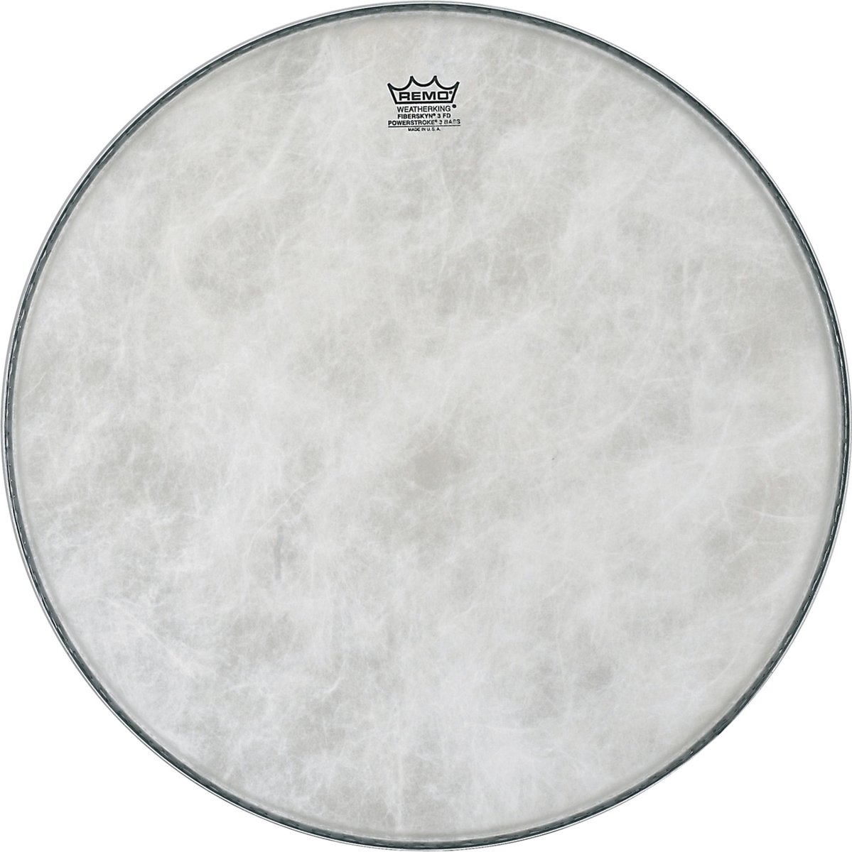 Remo Powerstroke Fiberskyn 3, 18", basDrum Batter/Reso - Bass drumvel