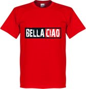 Bella Ciao T-Shirt - Rood - XS