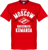 Spartak Moskou Established T-Shirt - Rood - XXL