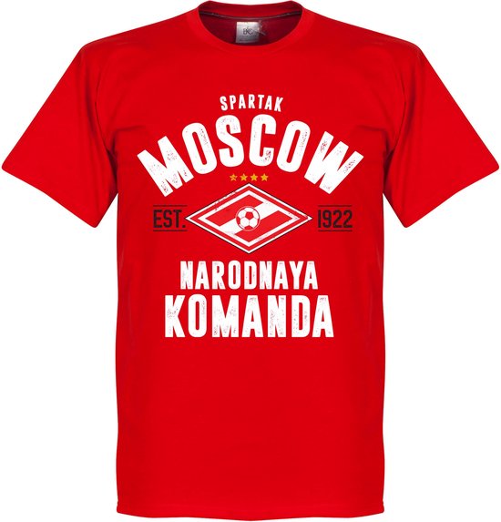 Moskou Established T-Shirt - Rood