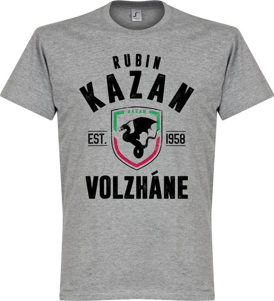 Rubin Kazan Established T-Shirt - Grijs - L
