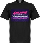 Awesome Since 1989 T-Shirt - Zwart - 5XL