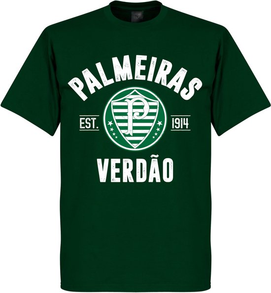 Palmeiras Established T-Shirt - Donker Groen - XXL