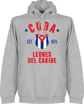 Cuba Established Hooded Sweater - Grijs - XXL