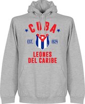 Cuba Established Hooded Sweater - Grijs - M