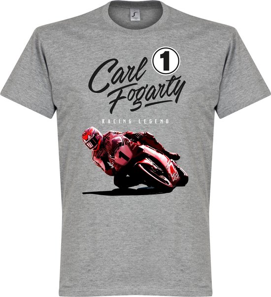 Carl Fogarty T-Shirt - Grijs - L