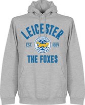 Leicester Established Hoodie - Grijs - L