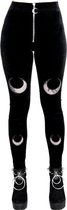 Restyle Legging -S- Double Crescent Velvet Zwart